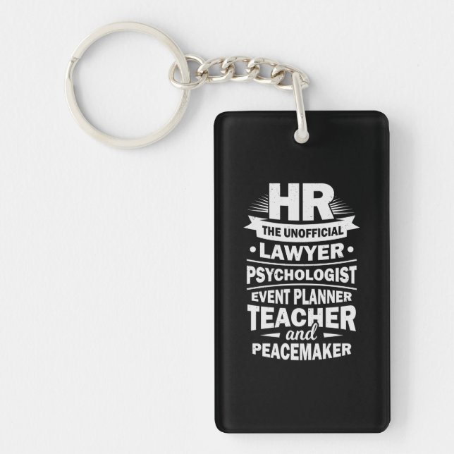 Proud Human Resources Key Ring (Front)