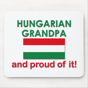 Proud Hungarian Grandpa Mousepad