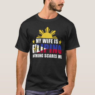 Proud Husband Boyfriend Filipino Wife Philippines T-Shirt