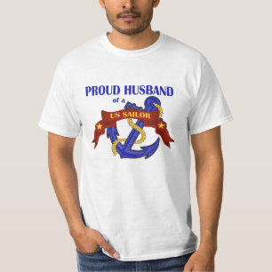 Proud Husband of a US Sailor T-Shirt