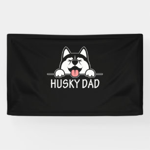 Proud Husky Dog Banner
