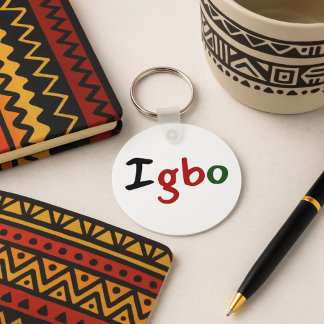 Proud Igbo Pan-African  Key Ring