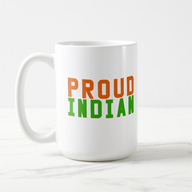 Proud Indian Coffee Mug (Left)