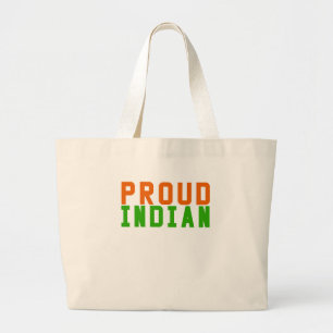 Proud Indian Large Tote Bag