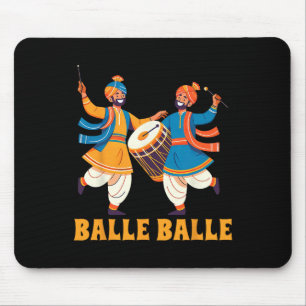 Proud Indian Punjabi Pride Meet Me In India Balle Mouse Mat