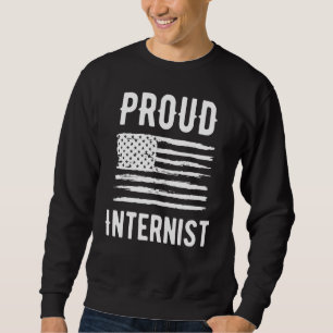 Proud Interior Designer Profession American Flag Sweatshirt