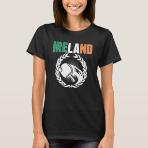 Proud Ireland Table Tennis  Irish Ping Pong Suppor T-Shirt