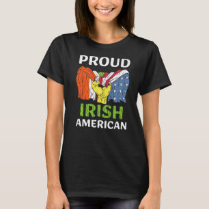 Proud Irish American Family Ireland Roots Us Usa A T-Shirt