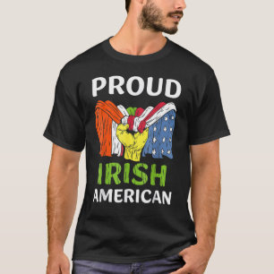Proud Irish American Family Ireland Roots Us Usa A T-Shirt