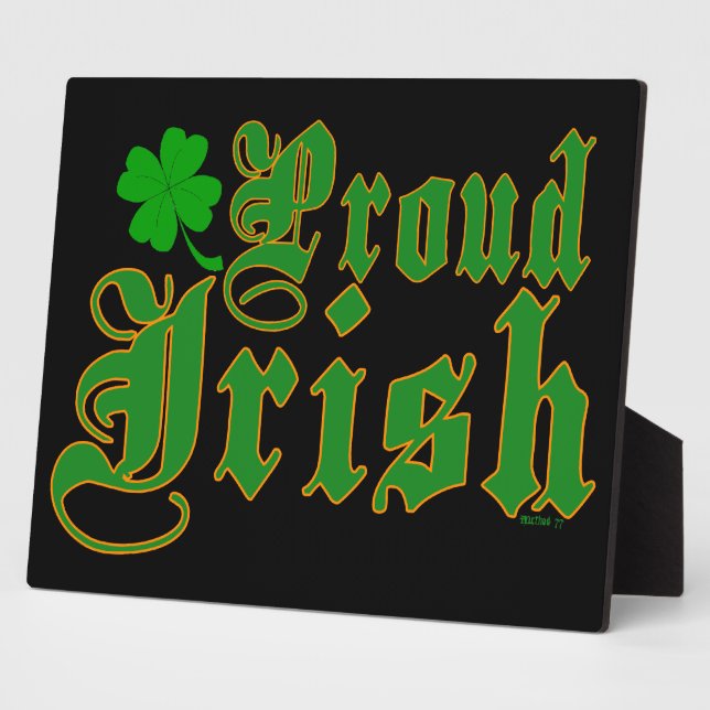 Proud Irish Plaques (Side)