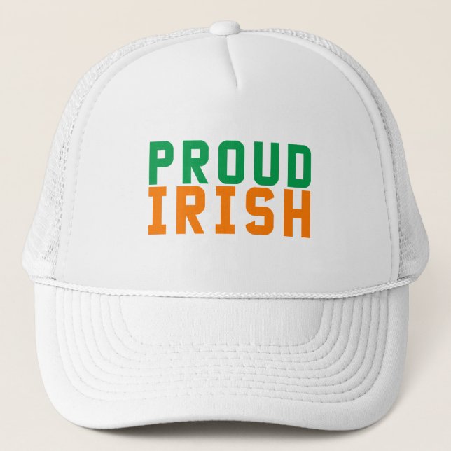 Proud Irish  Trucker Hat (Front)