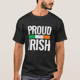 Proud Irish Vintage Ireland Flag T-Shirt