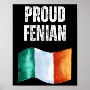 Proud Irish Warrior Irish Republican Clothing  Poster