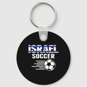 Proud Israel Soccer Fans Jersey - Support Israeli Key Ring