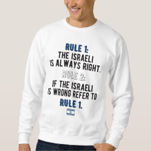 Proud Israeli Roots Israel Flag Israeli Heritage Sweatshirt