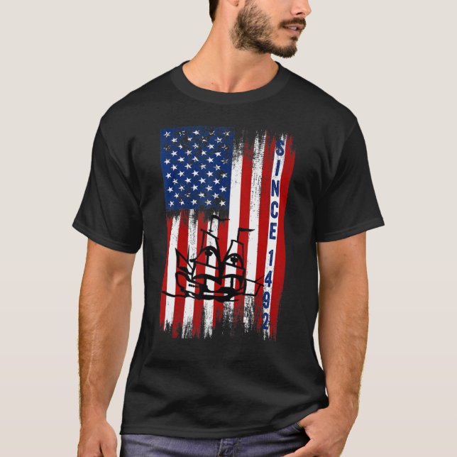 Proud Italian American Explorer Navigator Happy Co T-Shirt (Front)