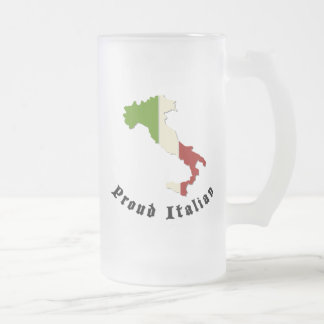 Proud Italian Frosted Beer Mug