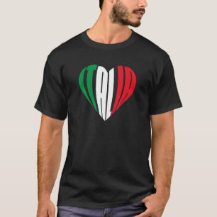 Proud Italian Italia Italian Heart I Love Italia T-Shirt