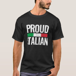 Proud Italian Italia Vintage Italy Flag T-Shirt