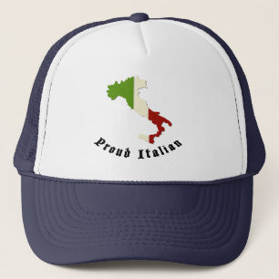 Proud Italian Retro Trucker Hat Cap