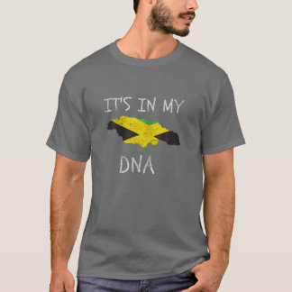 Proud Jamaican Pride It's In My DNA Jamaica Flag T-Shirt