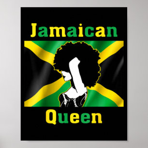 Proud Jamaican Queen Jamaica Independence Day Poster