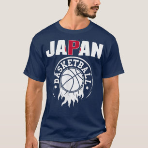 Proud Japan Basketball Fans Jersey - Japanese Flag T-Shirt