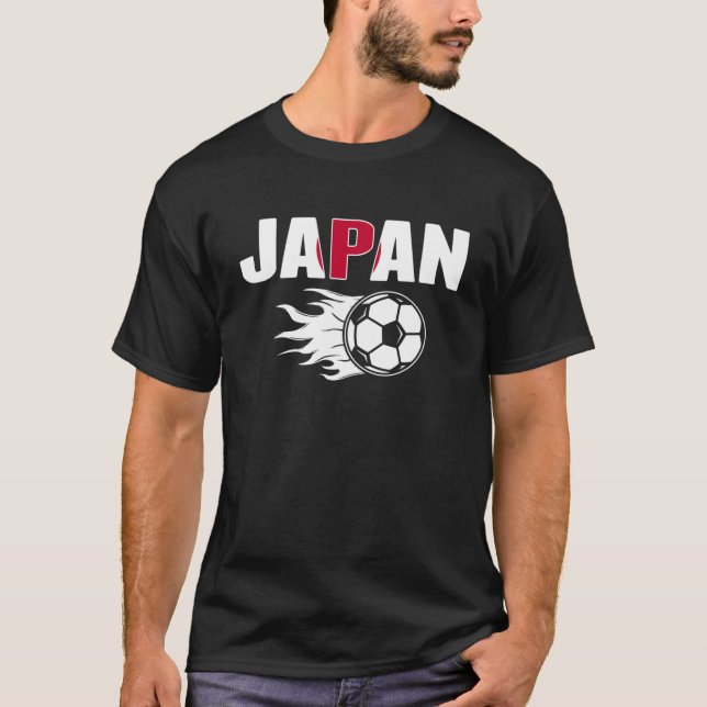 Proud Japan Soccer Fans Jersey - Japanese Football T-Shirt (Front)
