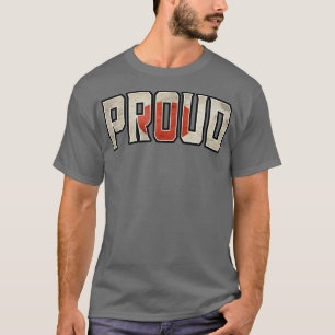 Proud Japanese Vintage Heritage DNA Flag T-Shirt