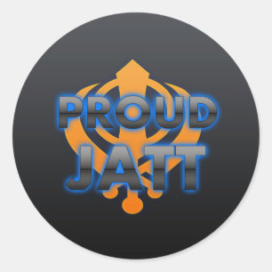Proud Jatt, Jatt pride Classic Round Sticker