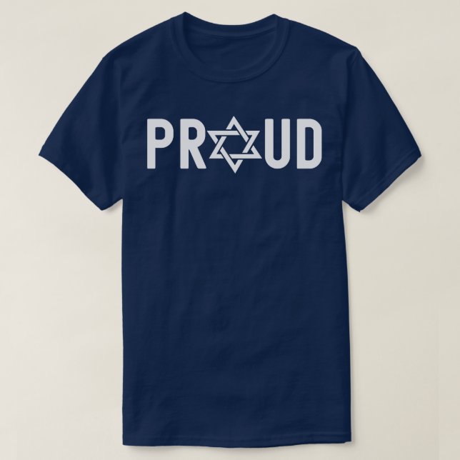 Proud Jewish 1 T-Shirt (Design Front)