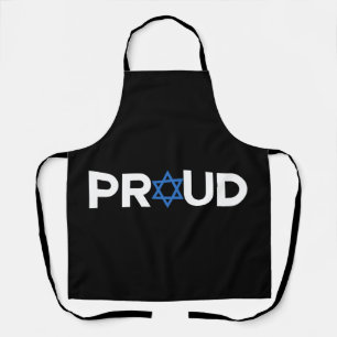 Proud Jewish Hebrew Holiday Proud Jew Religious  Apron