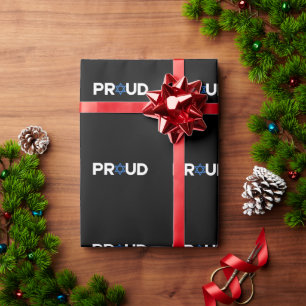 Proud Jewish Hebrew Holiday Proud Jew Religious Wrapping Paper
