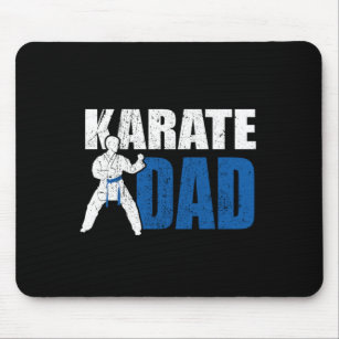 Proud Karate Dad MMA Fighter Father Gift Idea Mouse Mat