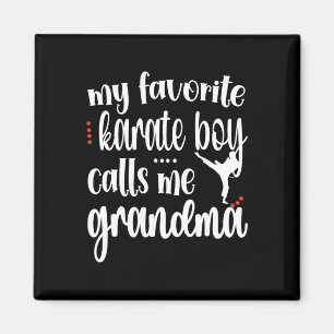 Proud Karate Grandma Karate Grandmother  Magnet