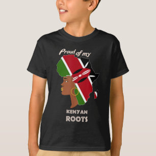 Proud Kenyan Roots Black History Month Women's T-Shirt