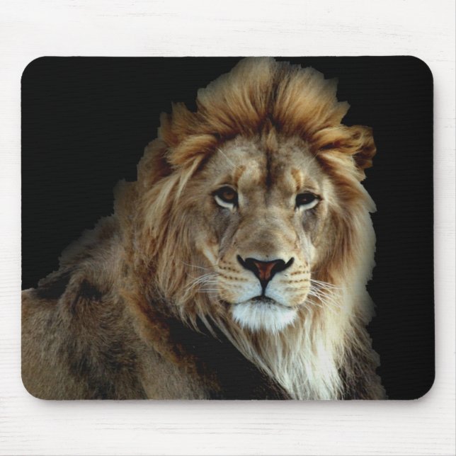 Proud King of the Animal Kingdom Mouse Mat (Front)