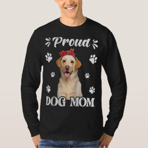 Proud Labrador Dog Mum Puppy Mother's Day T-Shirt