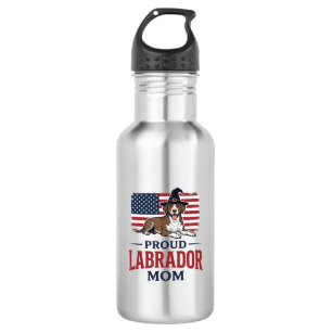 Proud Labrador Mum Patriotic Dog Halloween Shirt D 532 Ml Water Bottle