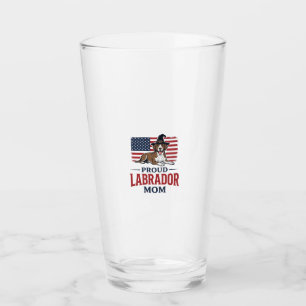 Proud Labrador Mum Patriotic Dog Halloween Shirt D Glass