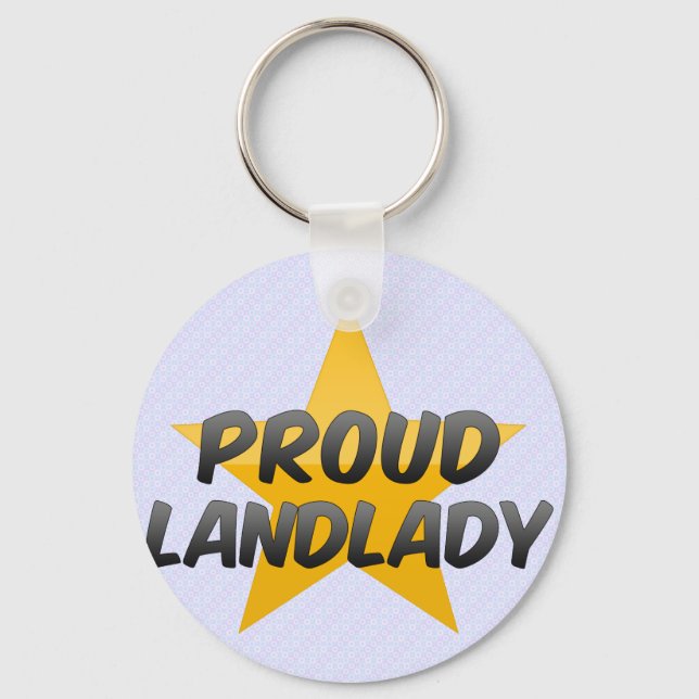 Proud Landlady Key Ring (Front)