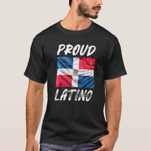 Proud Latino Hispanic Heritage Month Dominican fla T-Shirt