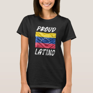 Proud Latino Hispanic Heritage Month Venezuela fla T-Shirt