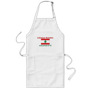 Proud Lebanese Grandma Long Apron