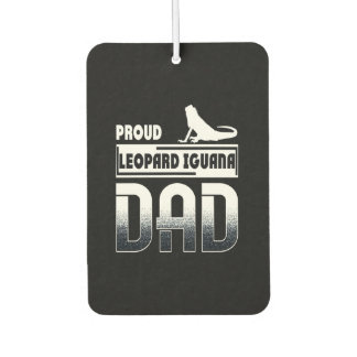 Proud leopard Iguana Dad Car Air Freshener
