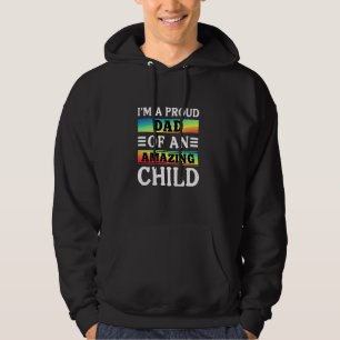Proud LGBT Dad of Amazin Child Gay Lesbian Daddy P Hoodie