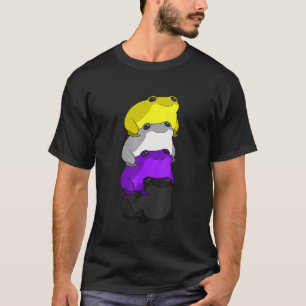 Proud Lgbt The Nonbinary Pride Flag Frog T-Shirt