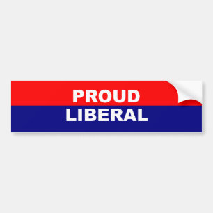 Proud Liberal Bumper Sticker