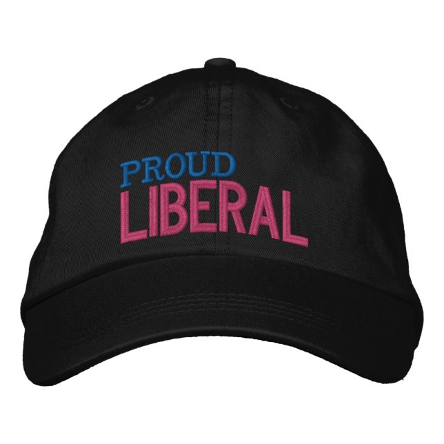 Proud Liberal Embroidered Hat (Front)