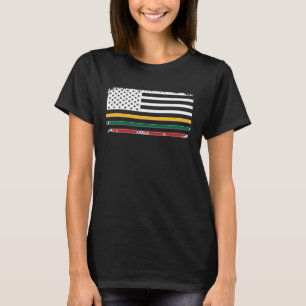 Proud Lithuanian American Flag Lithuania Heritage T-Shirt